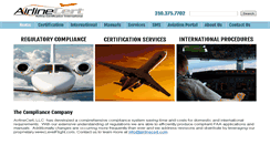 Desktop Screenshot of airlinecert.com